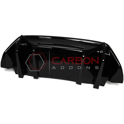 2024+ Mustang GT Ecoboost Rear Diffuser Addon with Fins | ABS