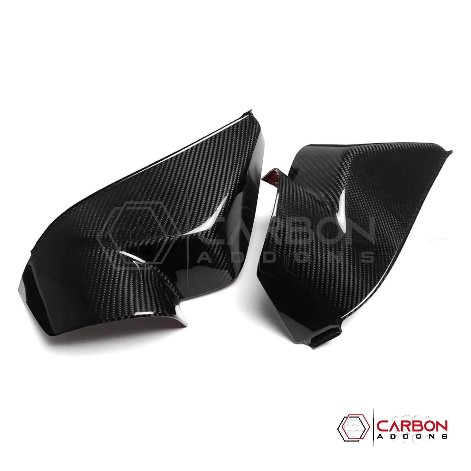 C8 Corvette Real Carbon Fiber Dashboard Door Sill Covers | Interior Overlay (2020–2026)