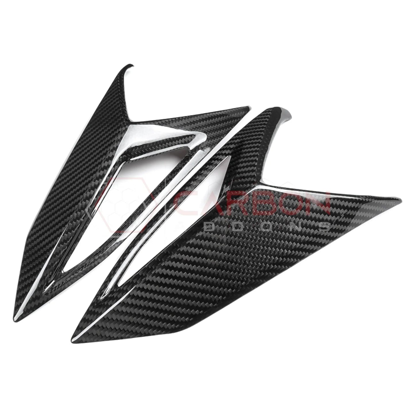 C8 Corvette Rear Taillight Side Lamp Frame Cover – Real Dry Carbon Fiber (2020–2025 Stingray, Z51, Z06, HTC & Coupe)