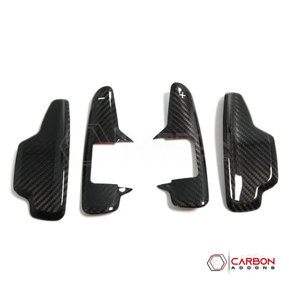 C8 Corvette Real Carbon Fiber Paddle Shifter Covers | Interior Upgrade (2020–2026)