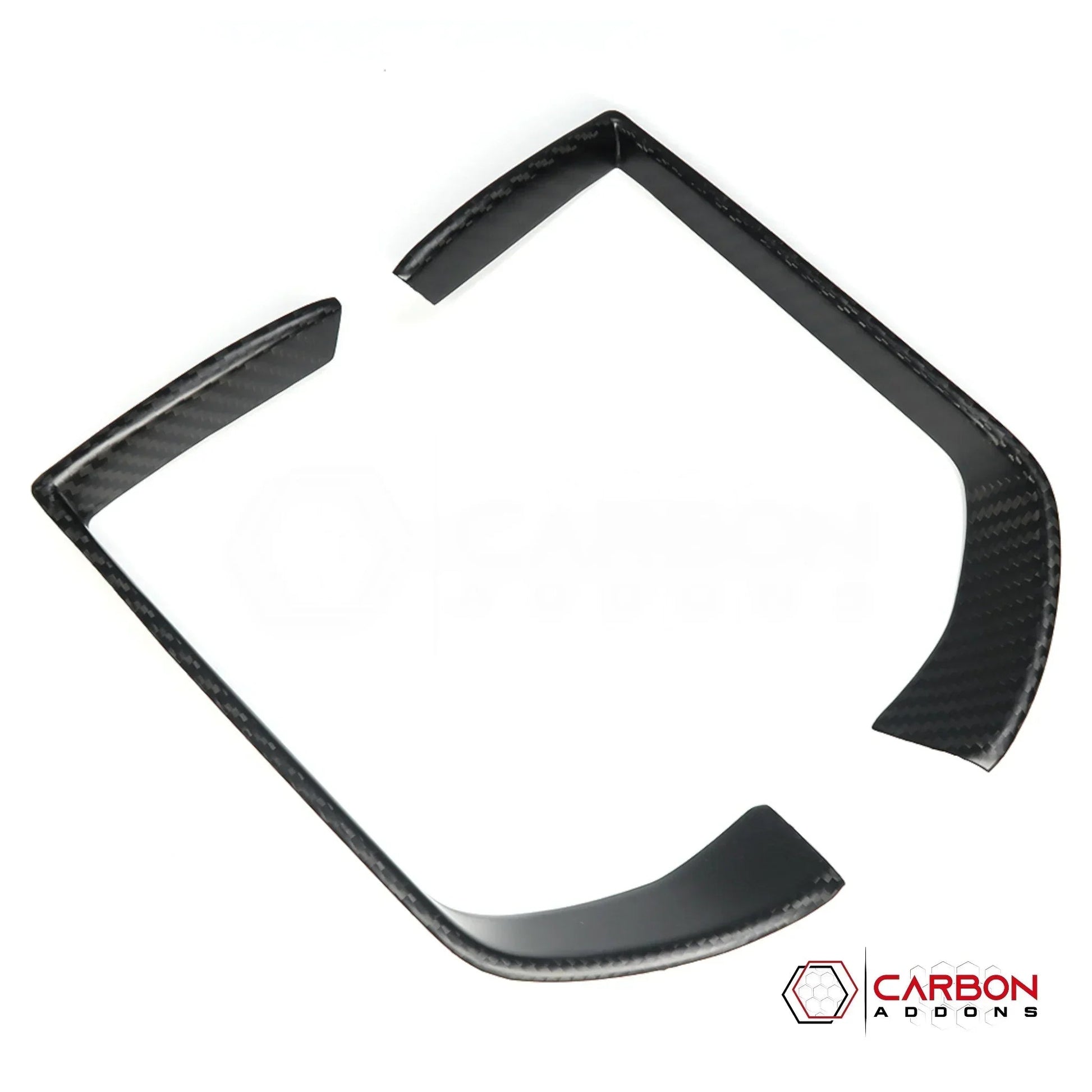 2019+ RAM 1500/TRX/RHO Infotainment Screen AC Vent Trim Hard Carbon Fiber Cover