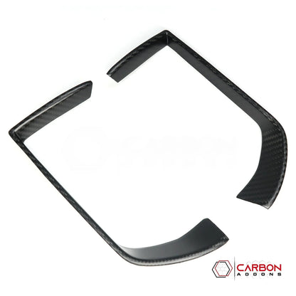 2019+ RAM 1500/TRX/RHO Infotainment Screen AC Vent Trim Hard Carbon Fiber Cover