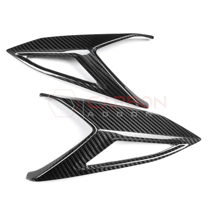 C8 Corvette Rear Taillight Side Lamp Frame Cover – Real Dry Carbon Fiber (2020–2025 Stingray, Z51, Z06, HTC & Coupe)