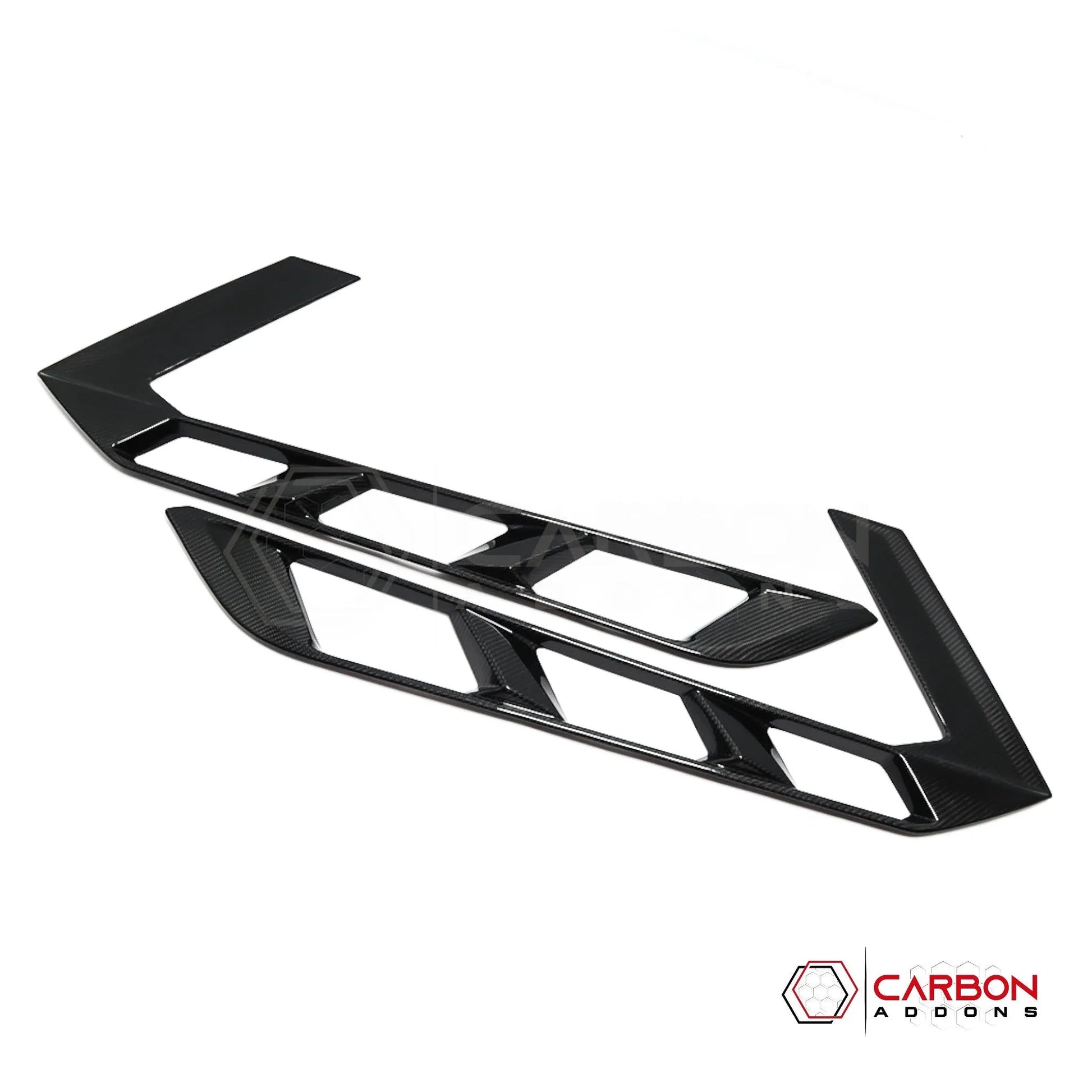 C8 Corvette Real Carbon Fiber Rear Hatch Vent Covers | Exterior Upgrade (2020–2026)