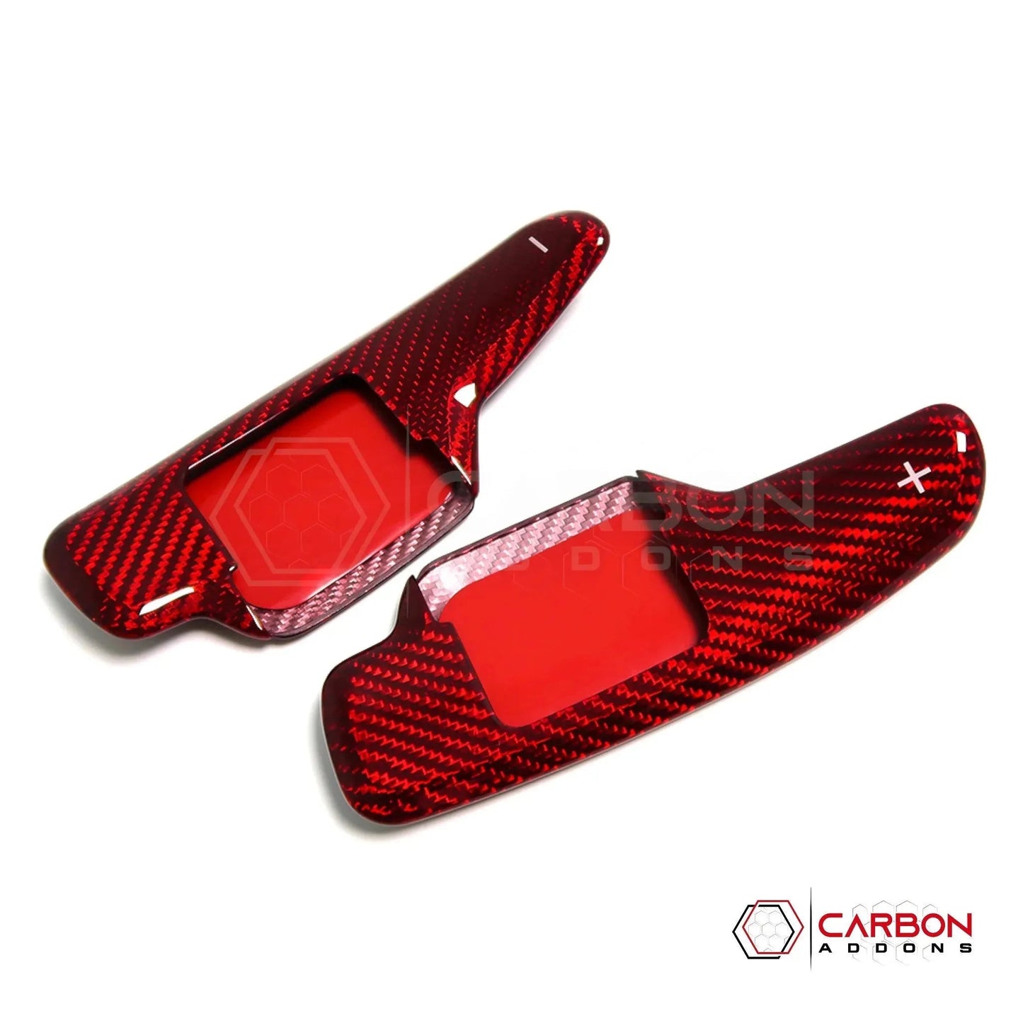 C8 Corvette Real Carbon Fiber Paddle Shifter Covers | Interior Upgrade (2020–2026)