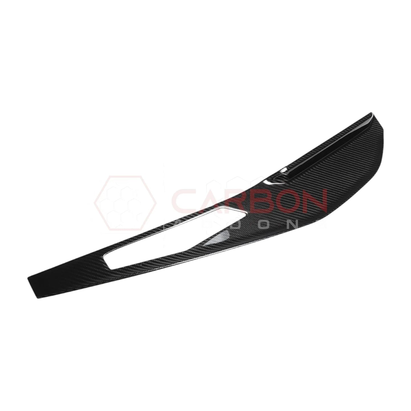 2024+ S650 Mustang Real Carbon Fiber Behind Screen Top Dash Trim Cover