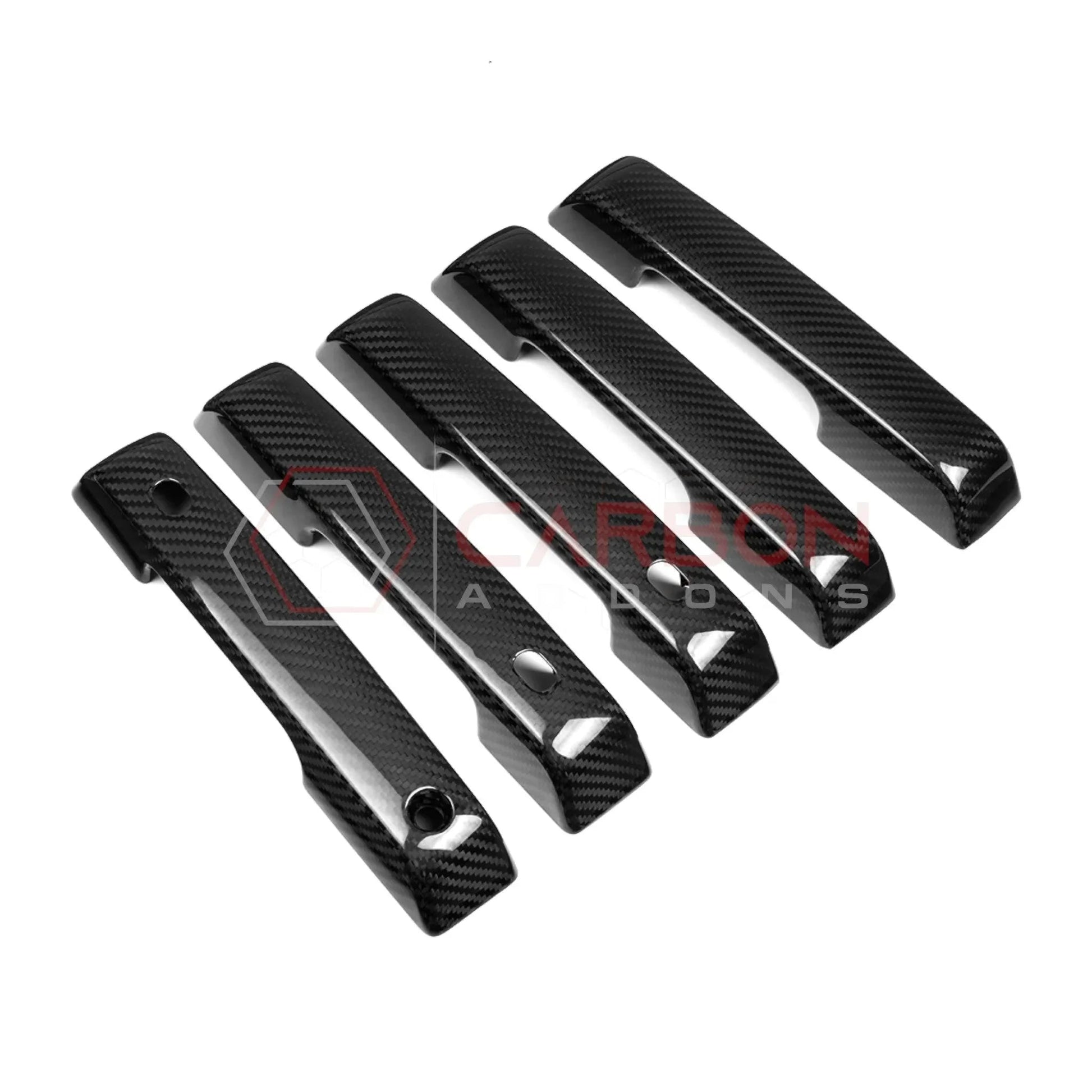 Real Carbon Fiber Exterior Door Handle Covers For 2021+ Ford Bronco