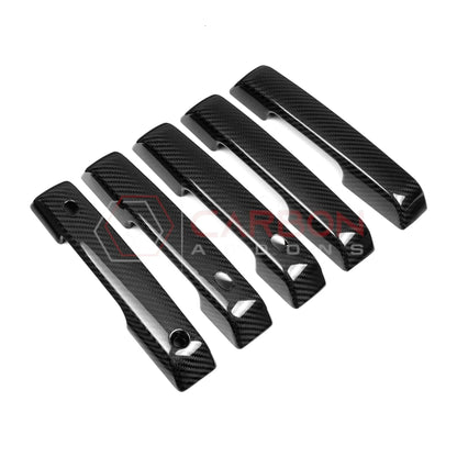 Real Carbon Fiber Exterior Door Handle Covers For 2021+ Ford Bronco
