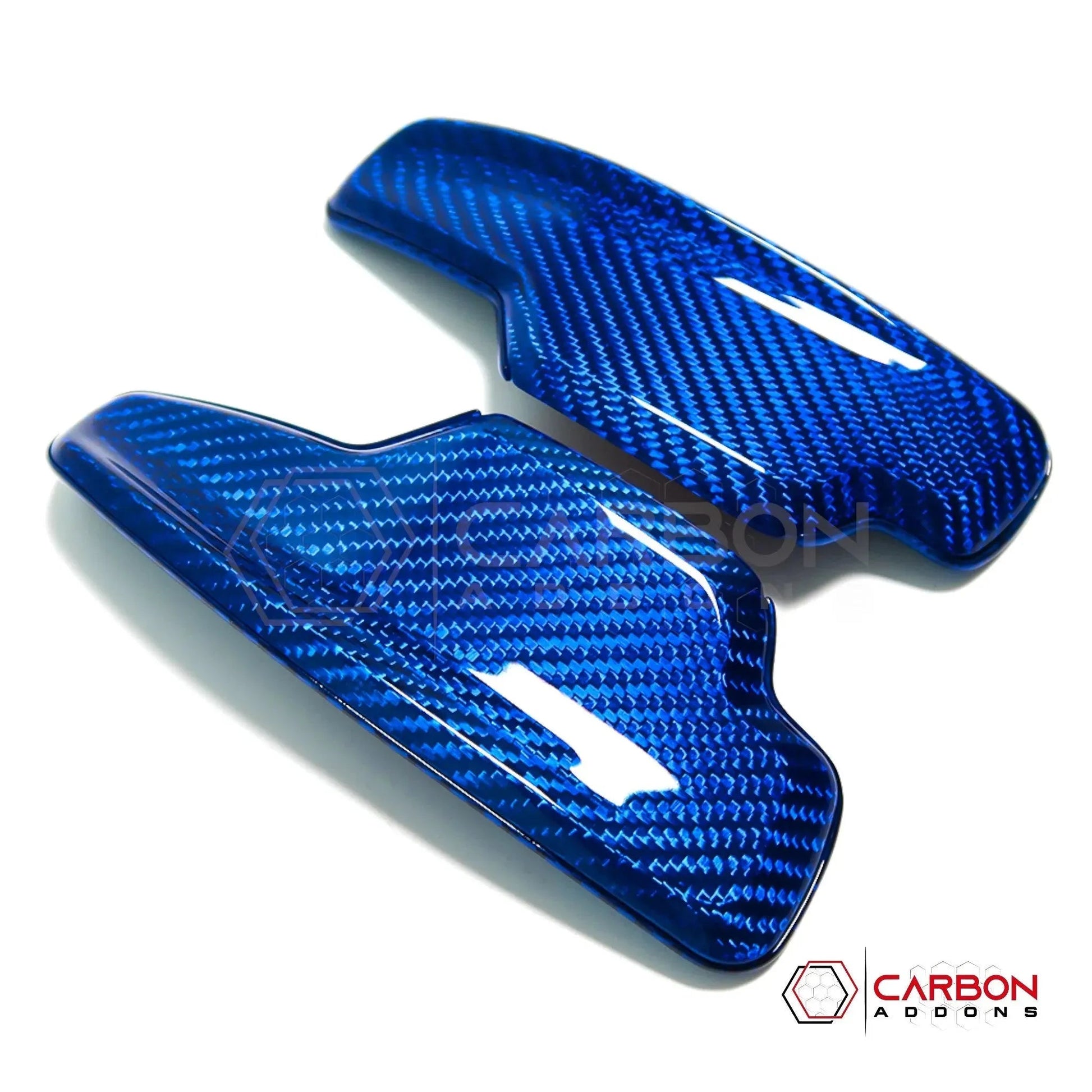 C8 Corvette Real Carbon Fiber Paddle Shifter Covers | Interior Upgrade (2020–2026)
