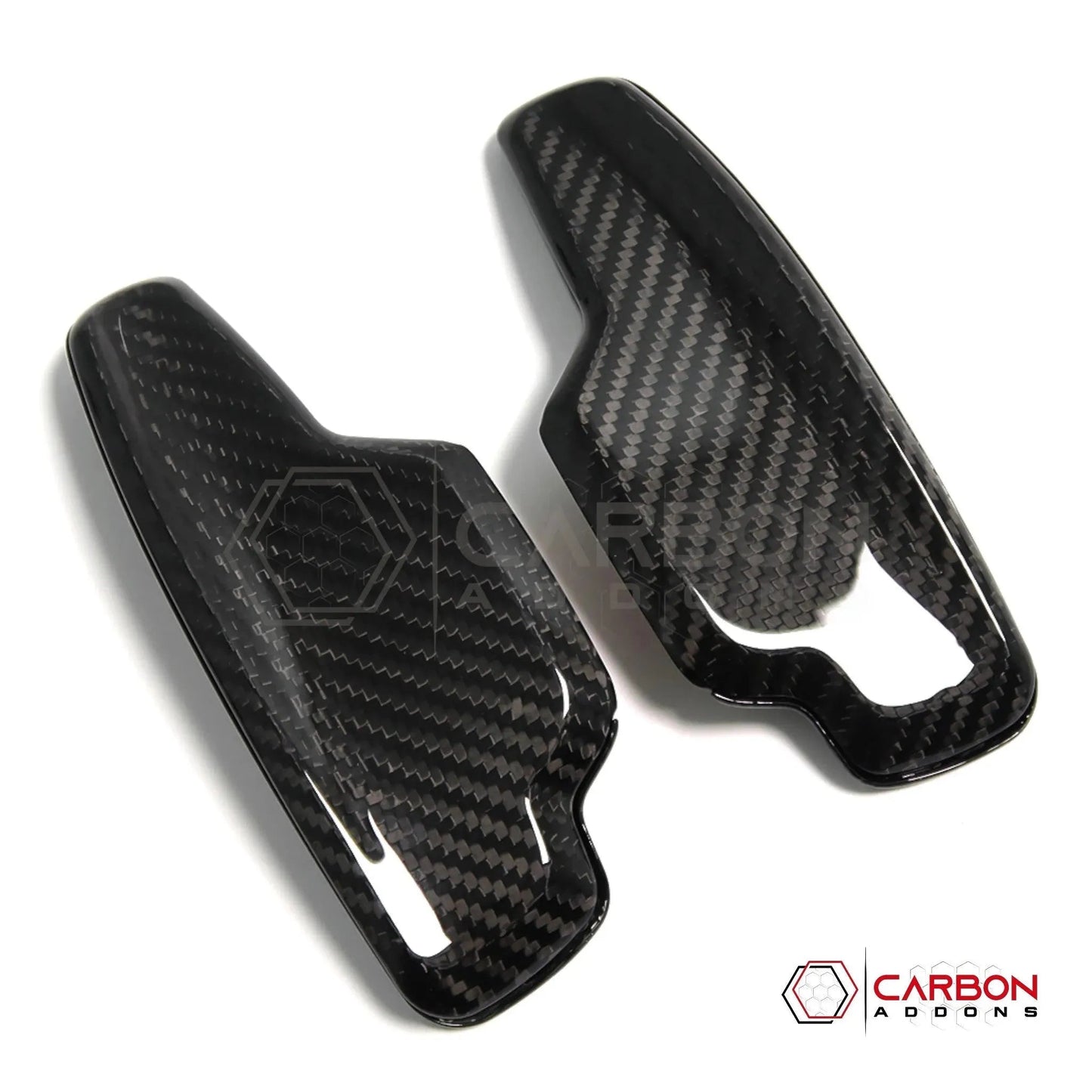 C8 Corvette Real Carbon Fiber Paddle Shifter Covers | Interior Upgrade (2020–2026)