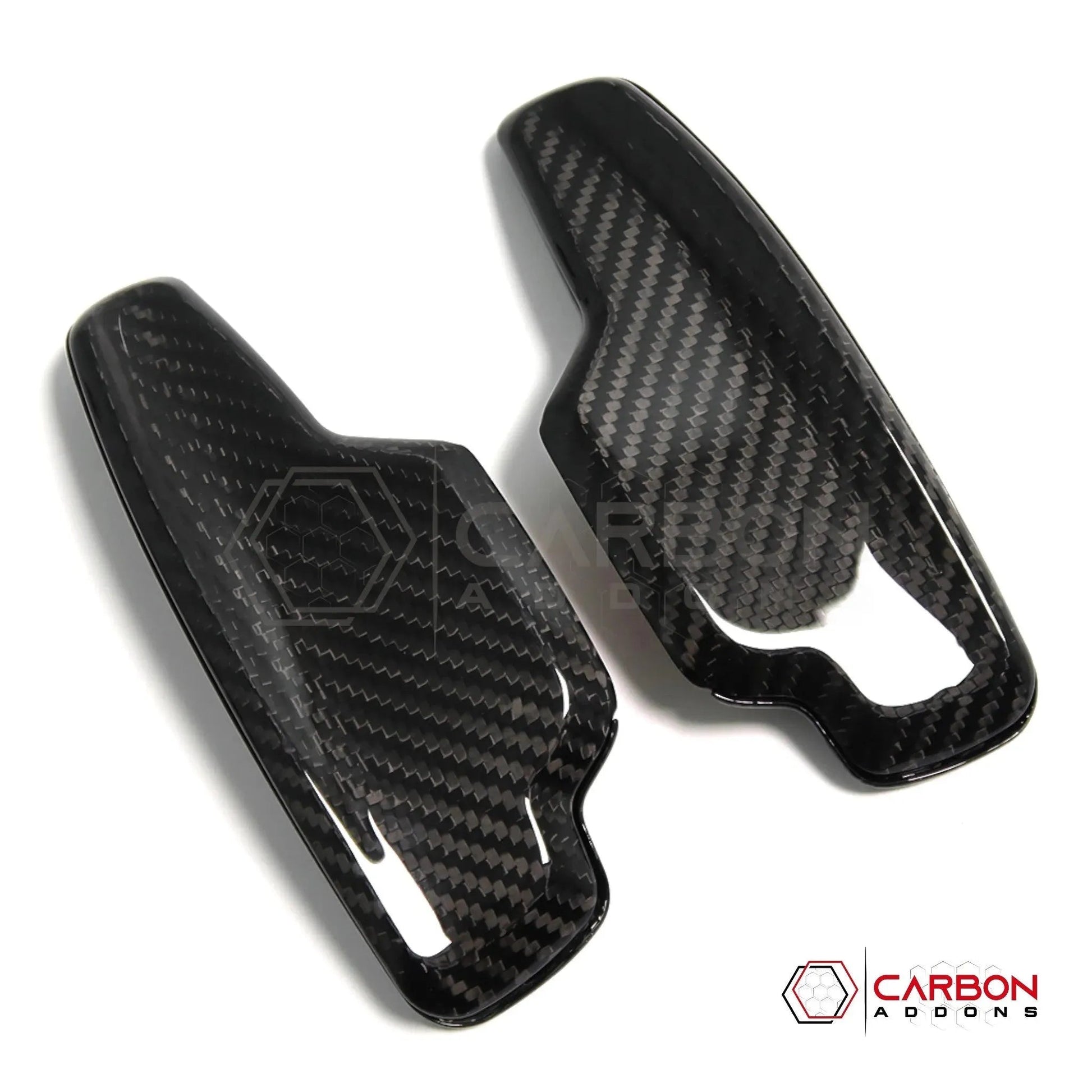C8 Corvette Real Carbon Fiber Paddle Shifter Covers | Interior Upgrade (2020–2026)