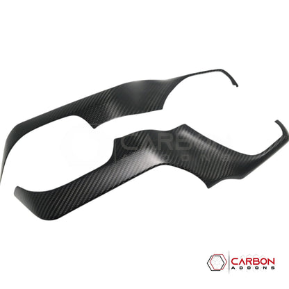 2019+ RAM 1500/TRX/RHO Radio Infotainment Screen Side Trim Hard Carbon Fiber Cover