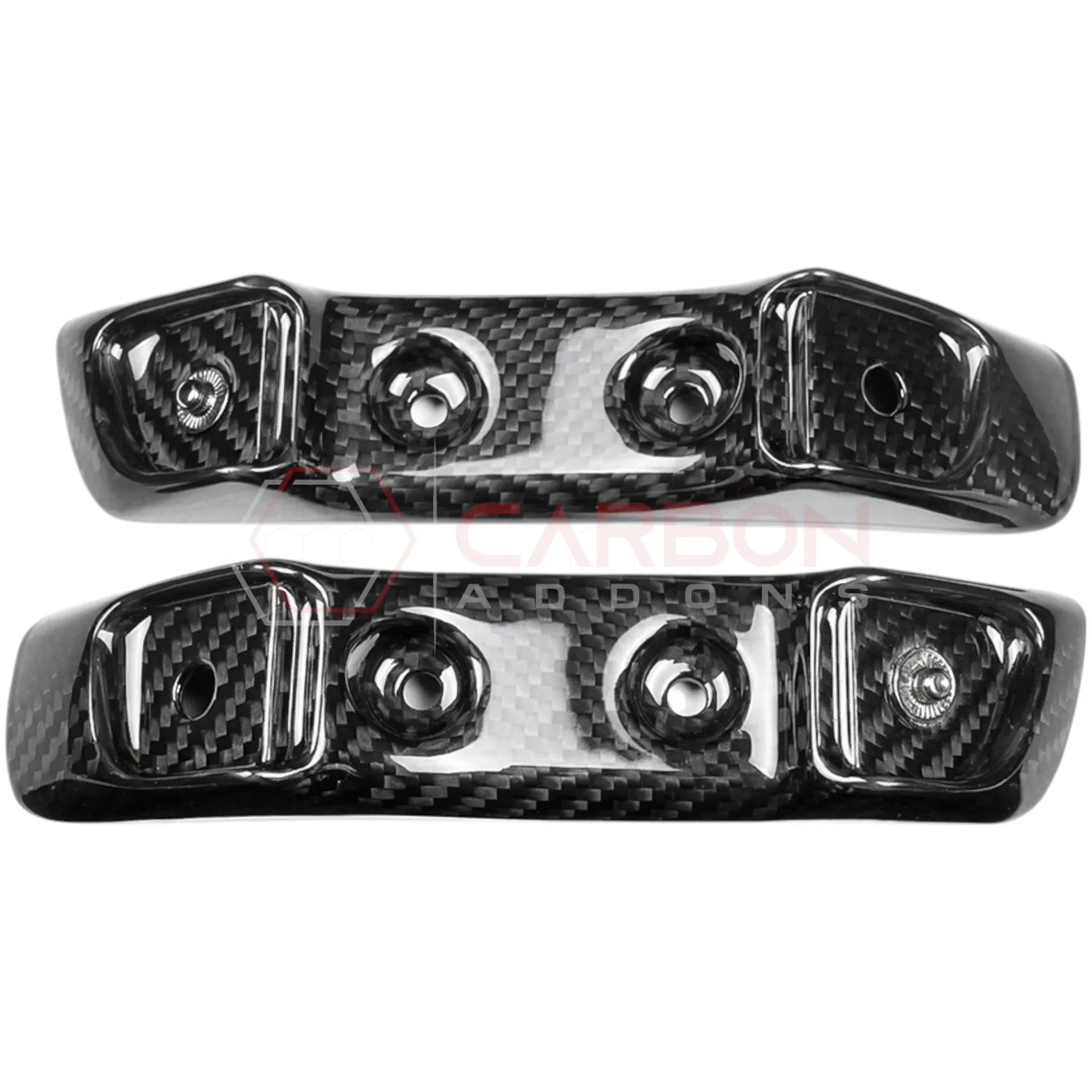 C8 Corvette Real Carbon Fiber Seat Belt Holder Buckle Replacements | GT2 & Competition Sport Seats (2020–Present)