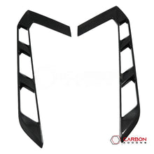 C8 Corvette Real Carbon Fiber Rear Hatch Vent Covers | Exterior Upgrade (2020–2026)