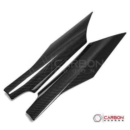 C8 Corvette Real Carbon Fiber Door Speaker Upper Trim Covers | Interior Upgrade (2020–2026)