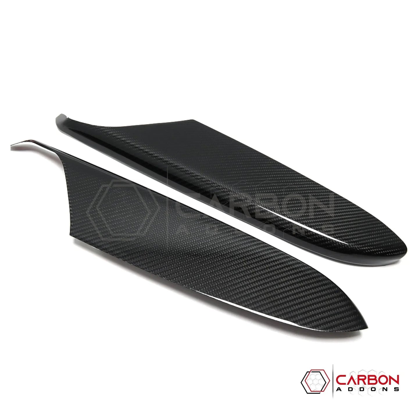 C8 Corvette Real Carbon Fiber Door Panel Armrest Covers | Interior Overlay (2020–2027)