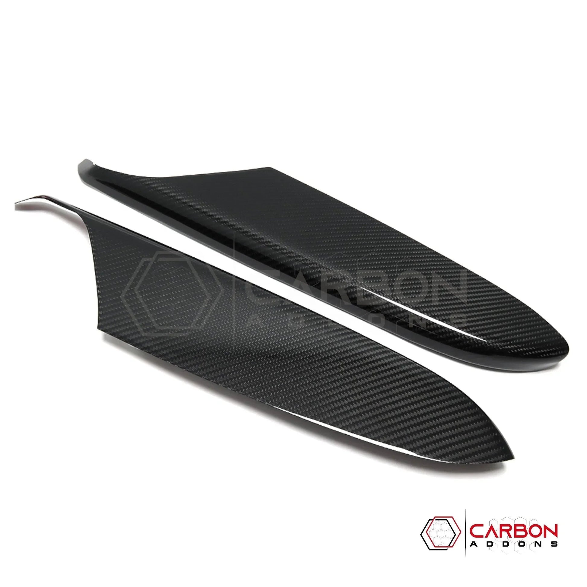 C8 Corvette Real Carbon Fiber Door Panel Armrest Covers | Interior Overlay (2020–2027)