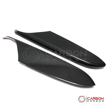 C8 Corvette Real Carbon Fiber Door Panel Armrest Covers | Interior Overlay (2020–2027)