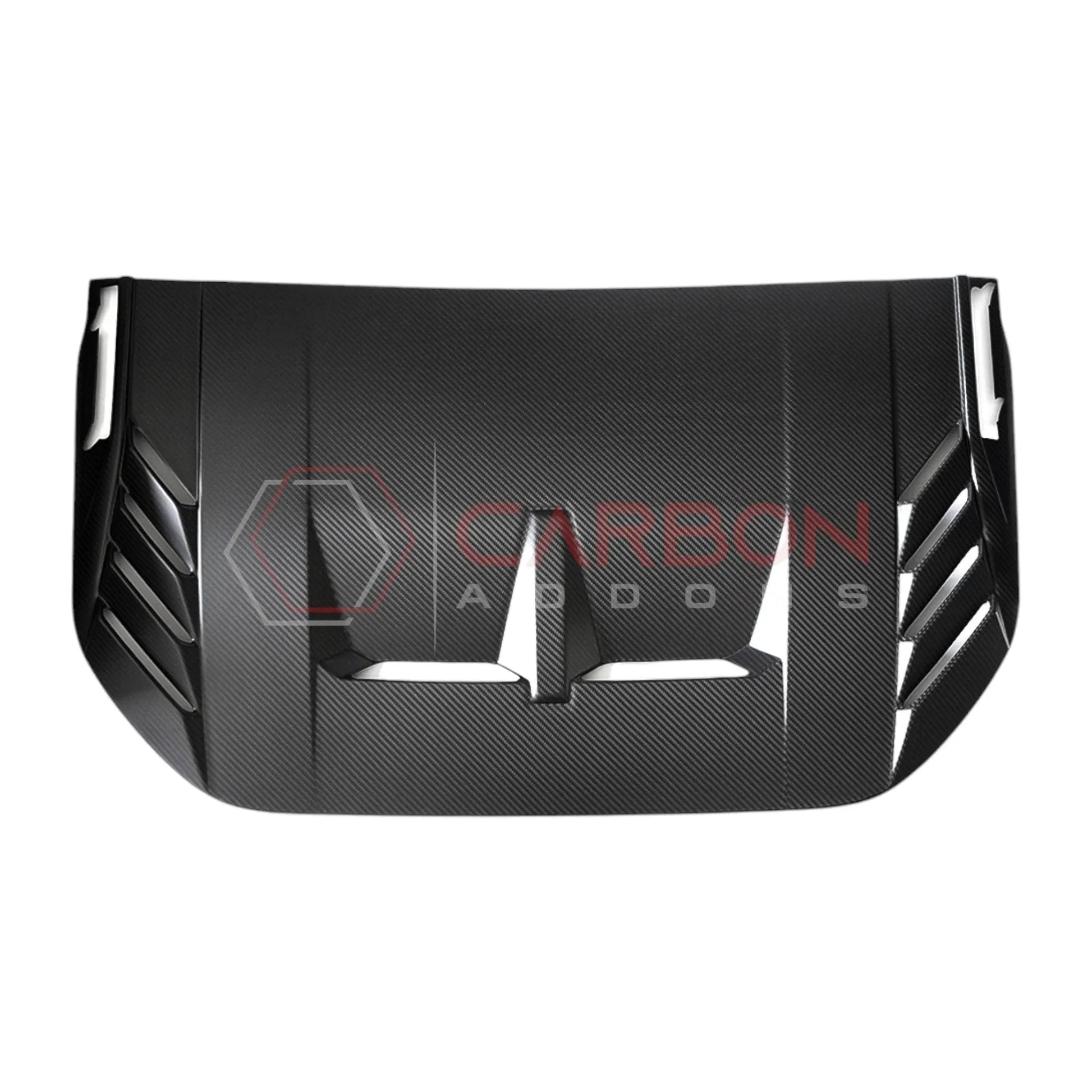 Real Carbon Fiber Hood Vent Trim Cover For 2021+ Bronco Raptor