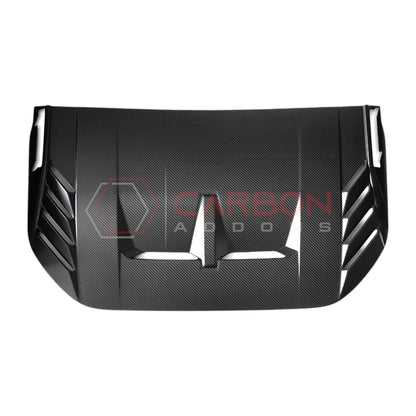 Real Carbon Fiber Hood Vent Trim Cover For 2021+ Bronco Raptor