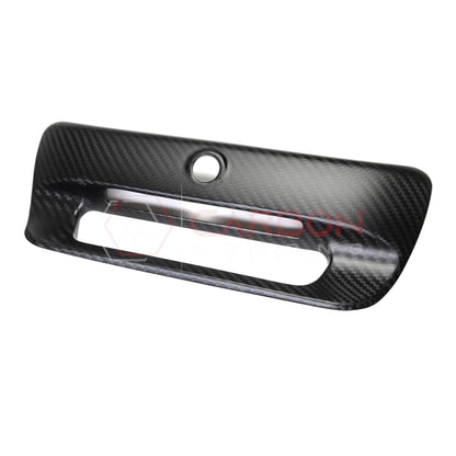 2019+ RAM 1500/TRX/RHO Tailgate Door Handle Trim Real Carbon Fiber Cover