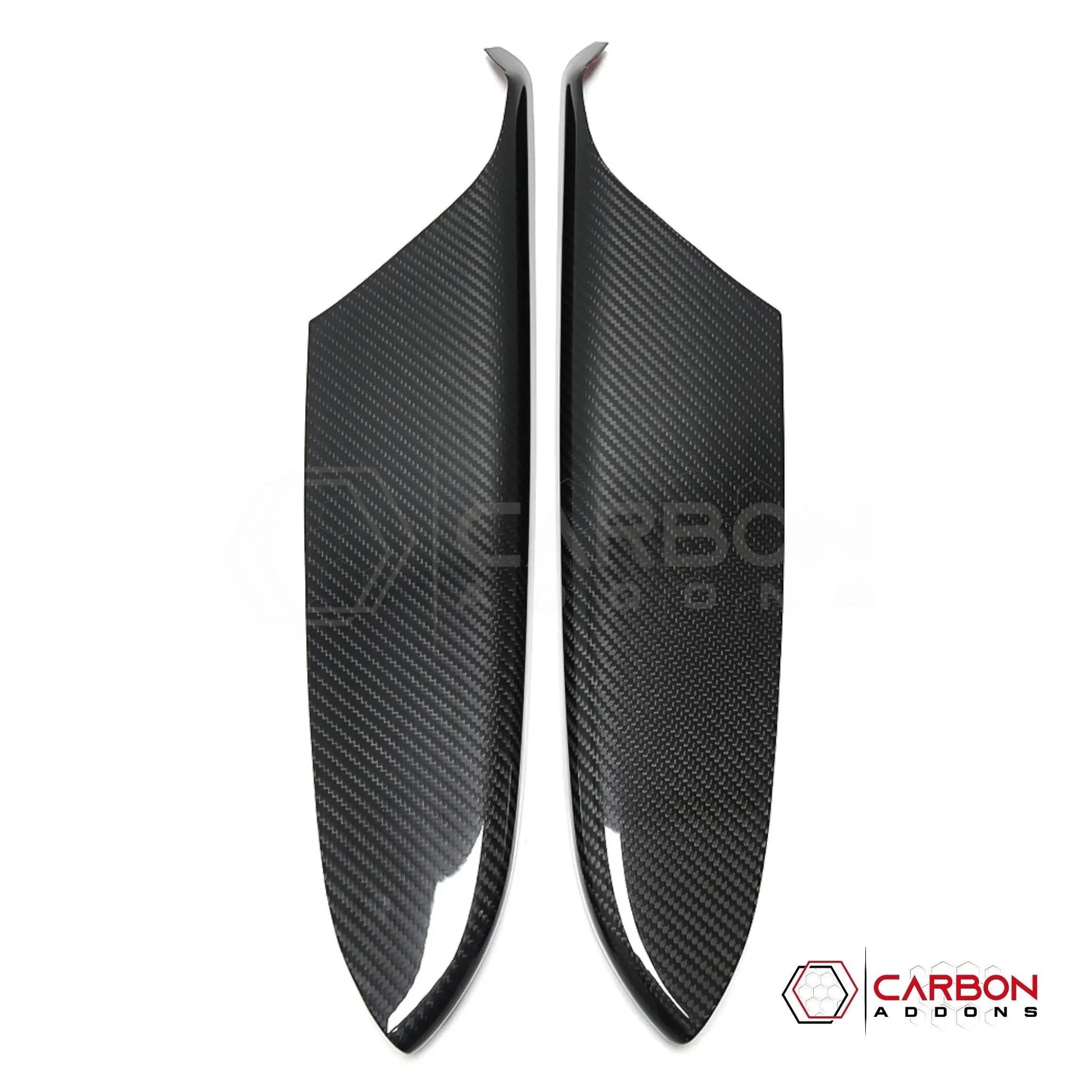 C8 Corvette Real Carbon Fiber Door Panel Armrest Covers | Interior Overlay (2020–2027)