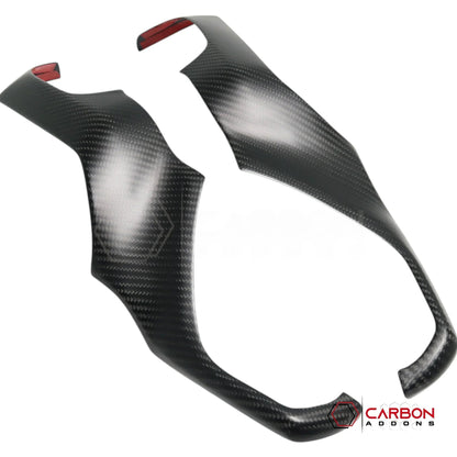 2019+ RAM 1500/TRX/RHO Radio Infotainment Screen Side Trim Hard Carbon Fiber Cover
