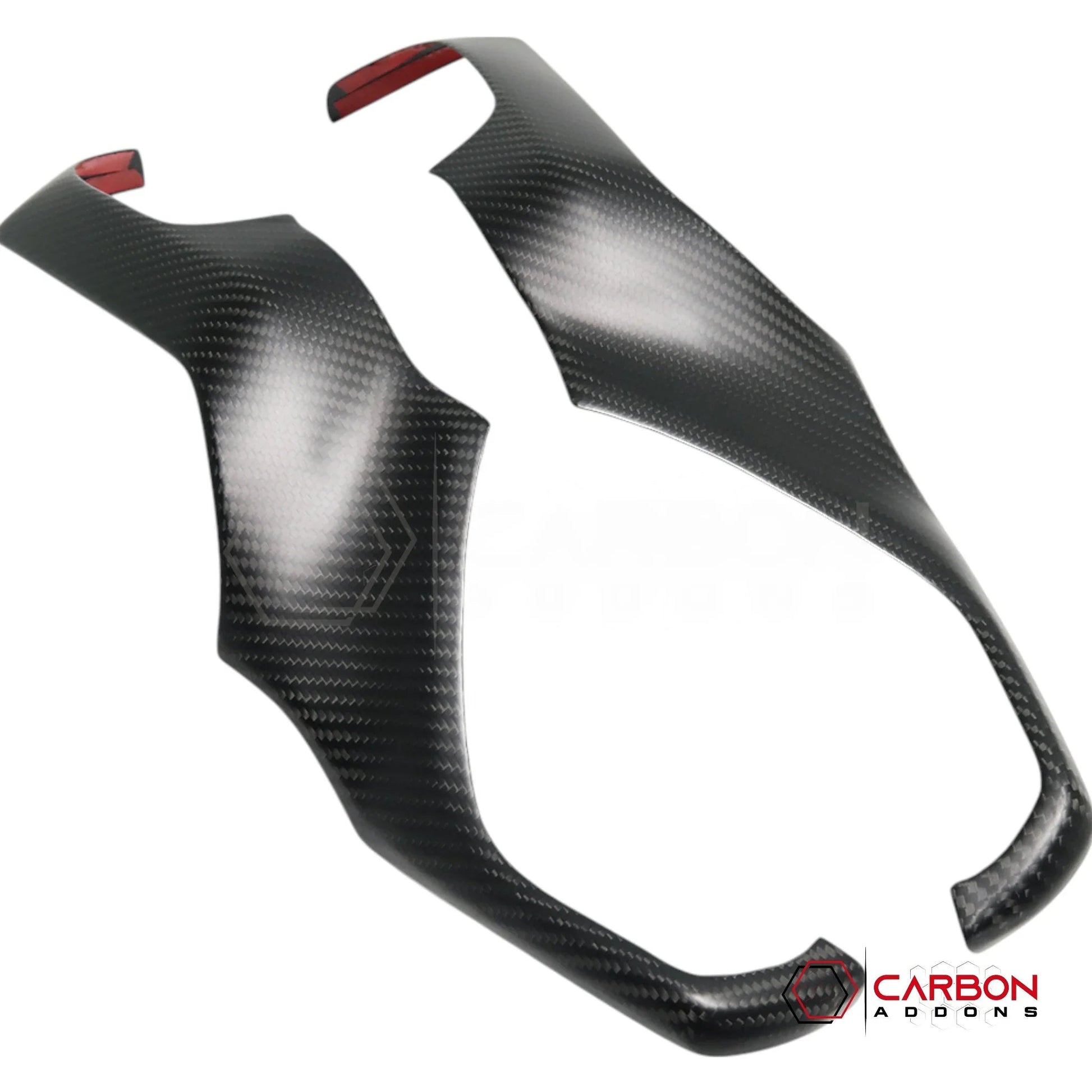 2019+ RAM 1500/TRX/RHO Radio Infotainment Screen Side Trim Hard Carbon Fiber Cover