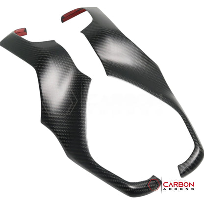 2019+ RAM 1500/TRX/RHO Radio Infotainment Screen Side Trim Hard Carbon Fiber Cover