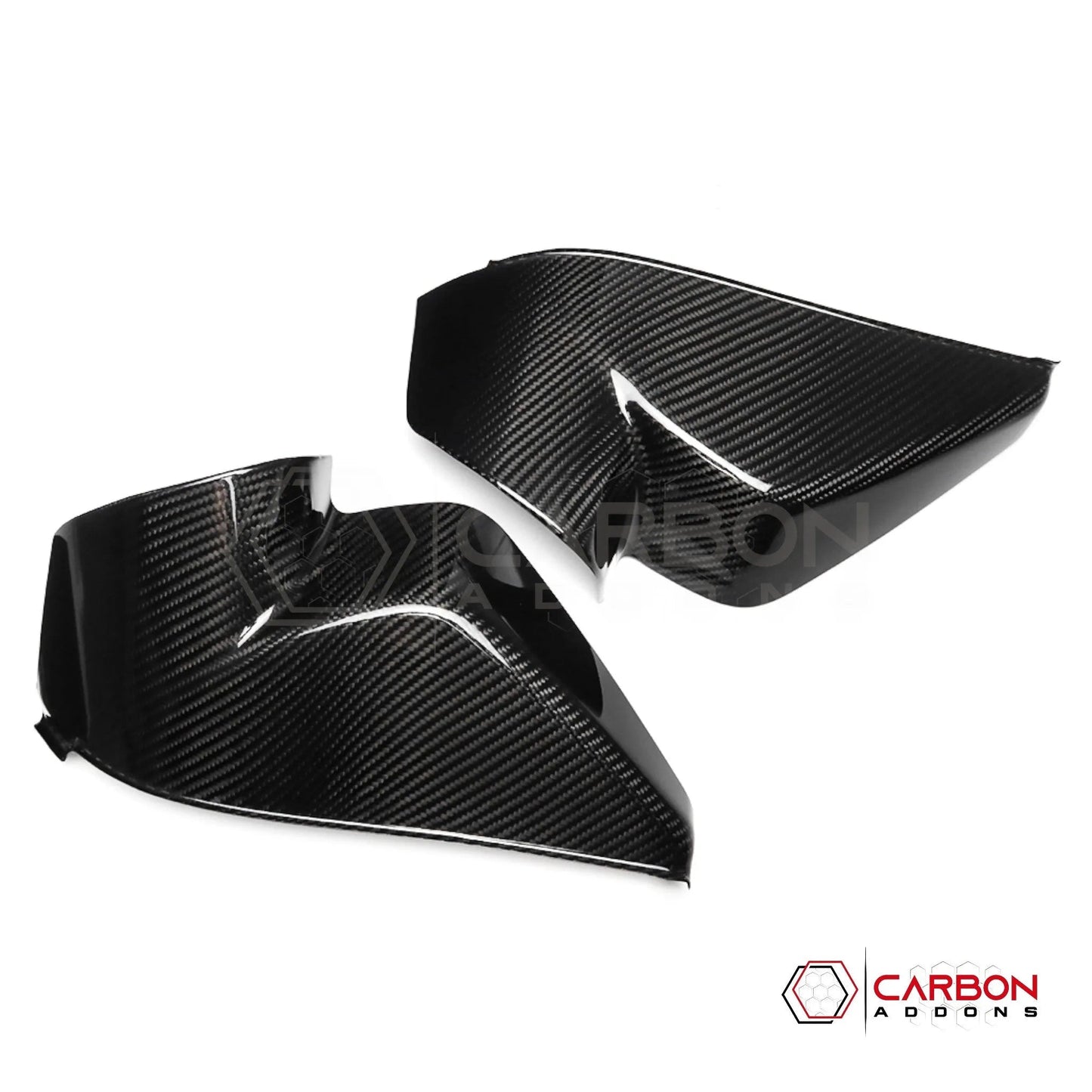 C8 Corvette Real Carbon Fiber Dashboard Door Sill Covers | Interior Overlay (2020–2026)