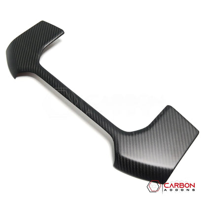 2019+ RAM 1500/TRX/RHO Infotainment Screen Upper Trim Hard Carbon Fiber Cover