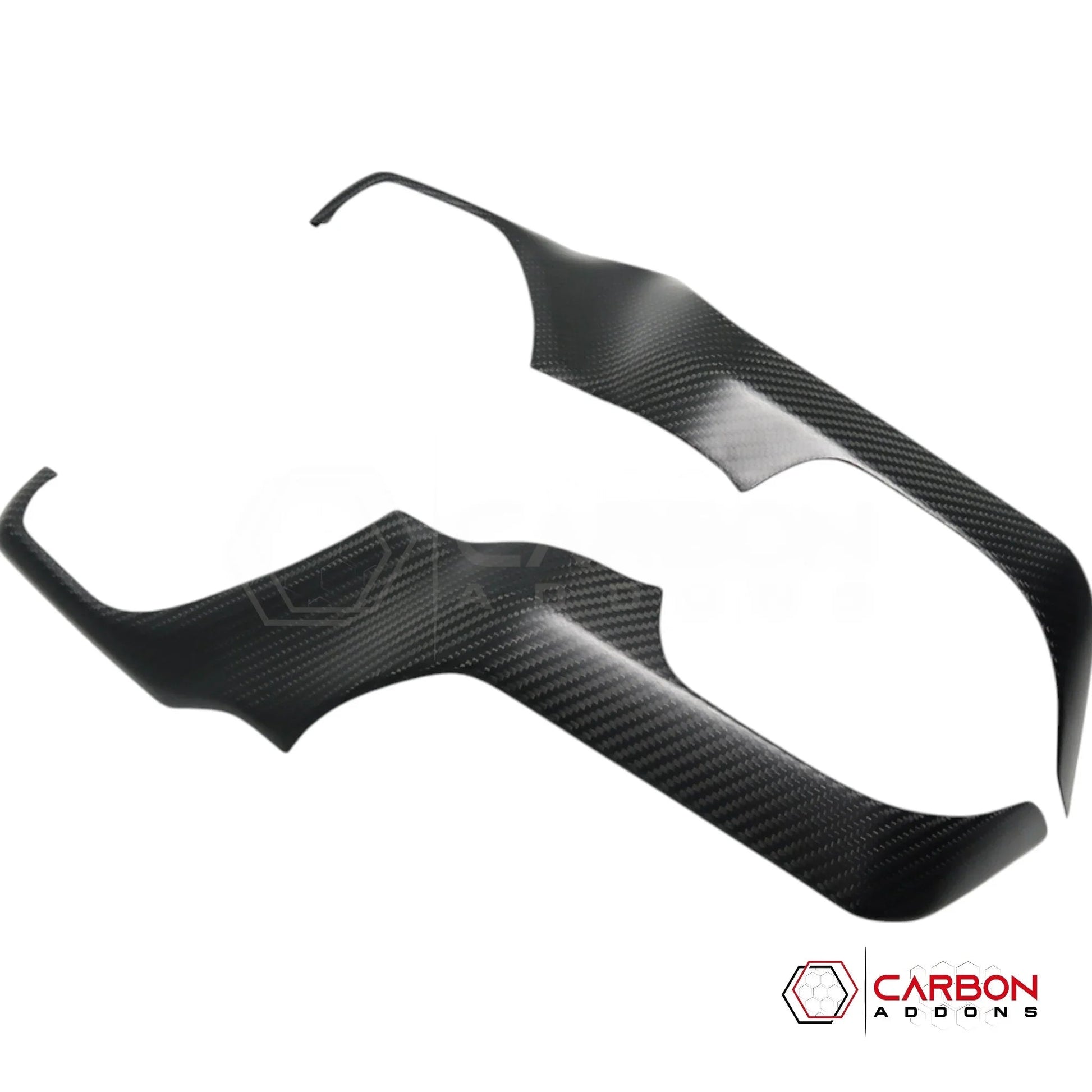 2019+ RAM 1500/TRX/RHO Radio Infotainment Screen Side Trim Hard Carbon Fiber Cover