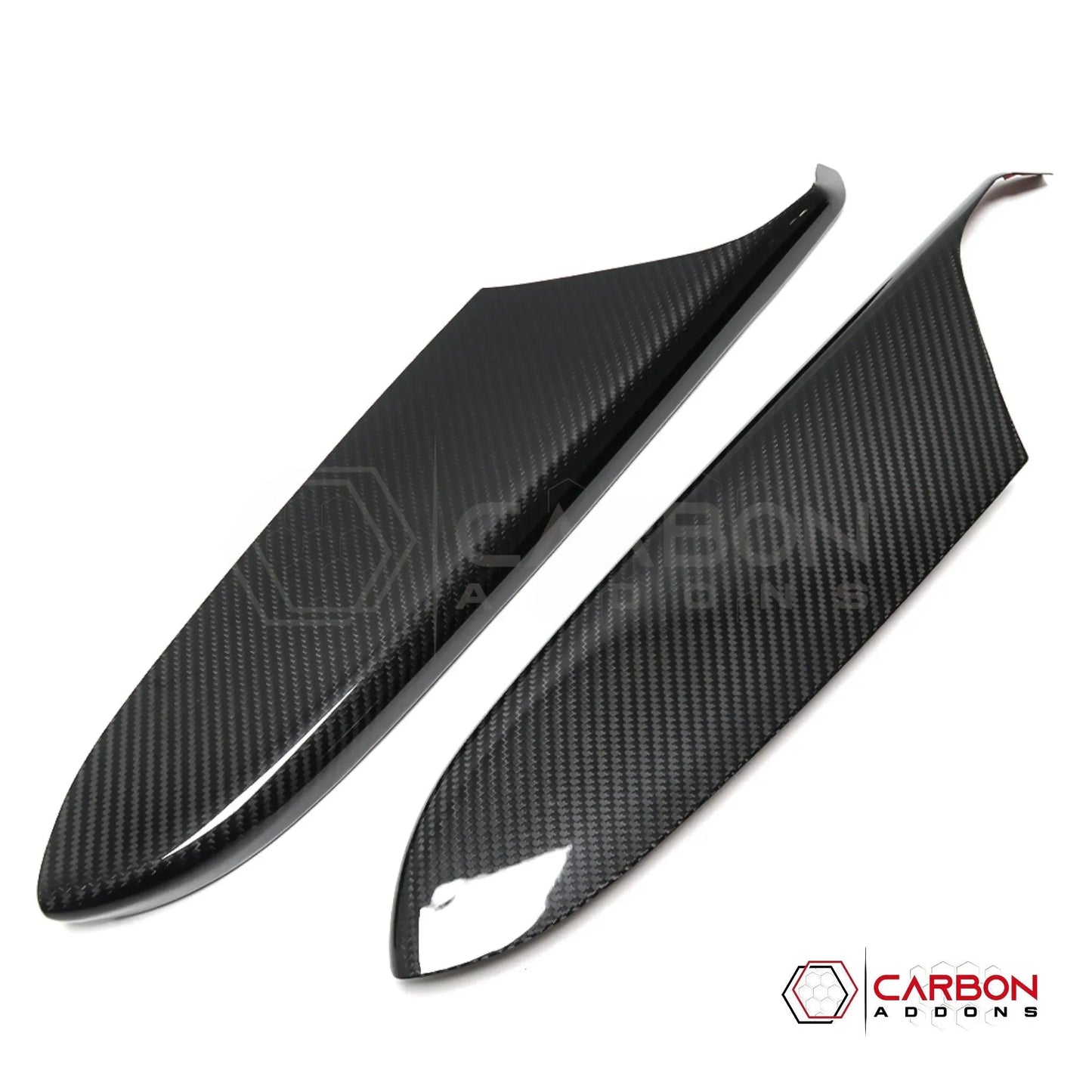 C8 Corvette Real Carbon Fiber Door Panel Armrest Covers | Interior Overlay (2020–2027)