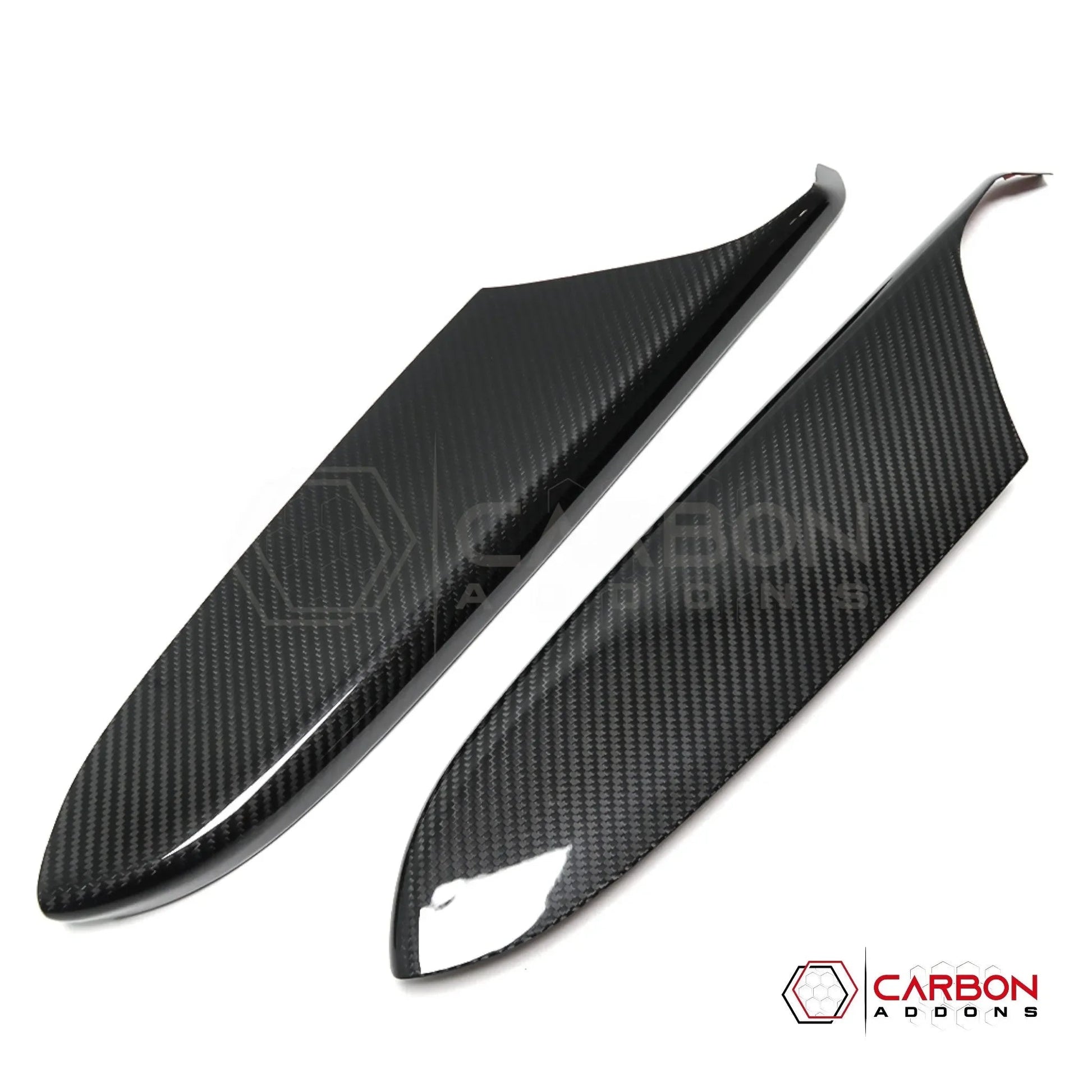 C8 Corvette Real Carbon Fiber Door Panel Armrest Covers | Interior Overlay (2020–2027)
