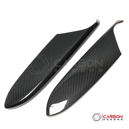 C8 Corvette Real Carbon Fiber Door Panel Armrest Covers | Interior Overlay (2020–2027)