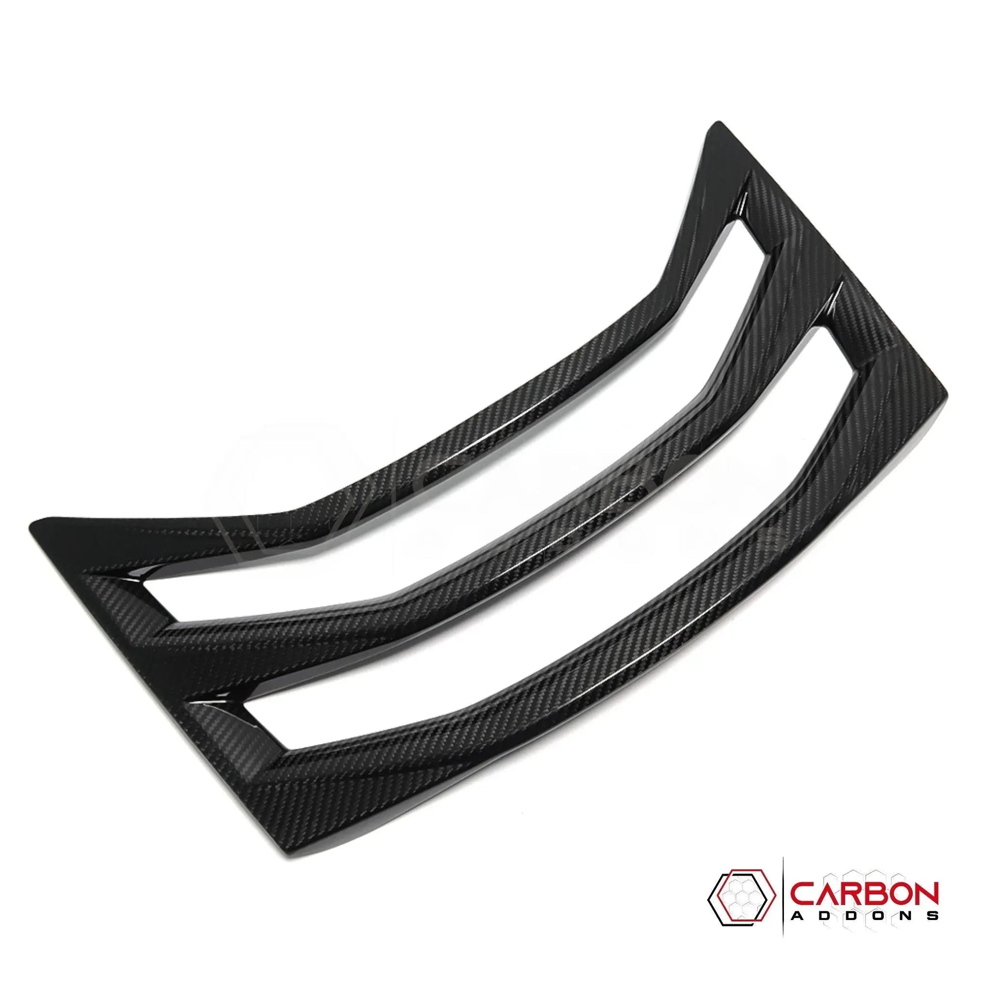 C8 Corvette Convertible Carbon Fiber Rear Hatch Vent Cover | Exterior Upgrade (2020–2026)