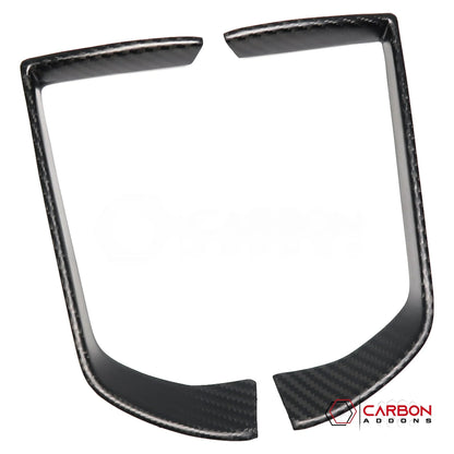 2019+ RAM 1500/TRX/RHO Infotainment Screen AC Vent Trim Hard Carbon Fiber Cover