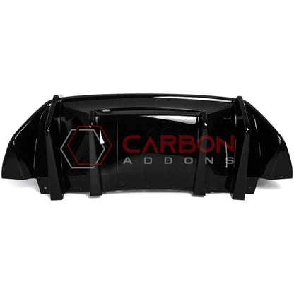 Rear Diffuser Add-On Fins for 2024+ Ford Mustang GT & EcoBoost (ABS Plastic)