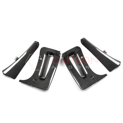 C8 Corvette Z06 & E-Ray 2022-2027 Extended Splash Guards | 4pcs Real Carbon Fiber Mud Flaps Set