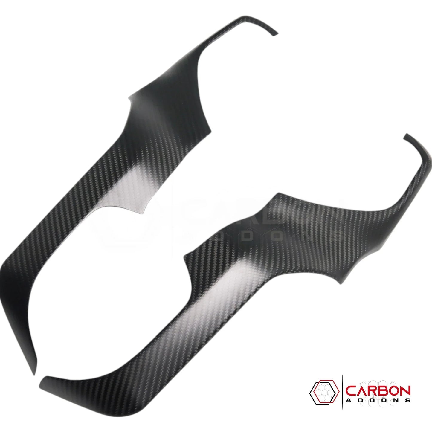 2019+ RAM 1500/TRX/RHO Radio Infotainment Screen Side Trim Hard Carbon Fiber Cover