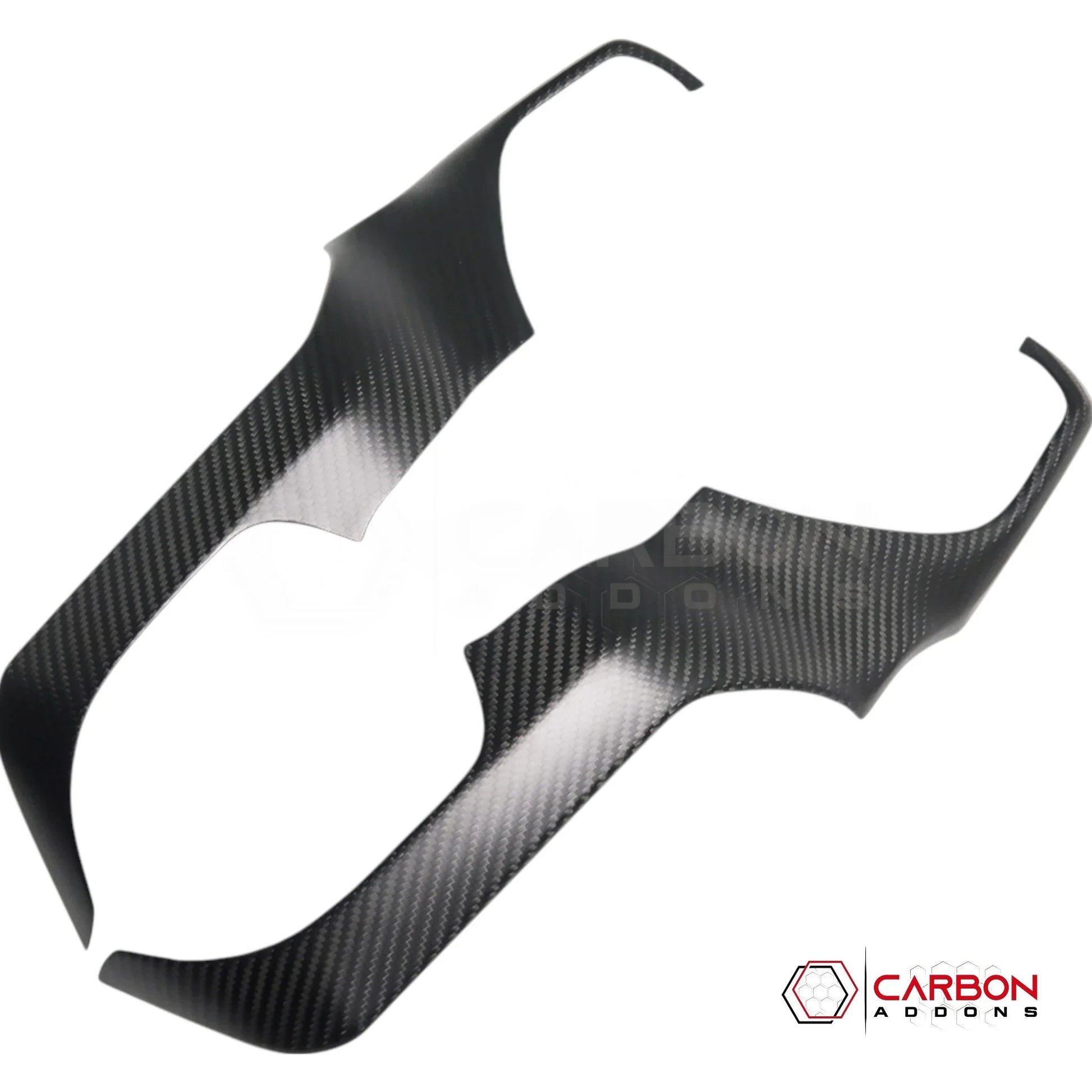 2019+ RAM 1500/TRX/RHO Radio Infotainment Screen Side Trim Hard Carbon Fiber Cover