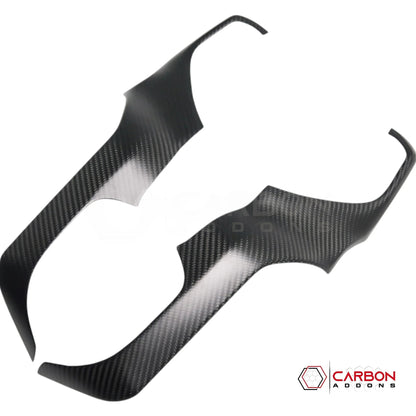 2019+ RAM 1500/TRX/RHO Radio Infotainment Screen Side Trim Hard Carbon Fiber Cover