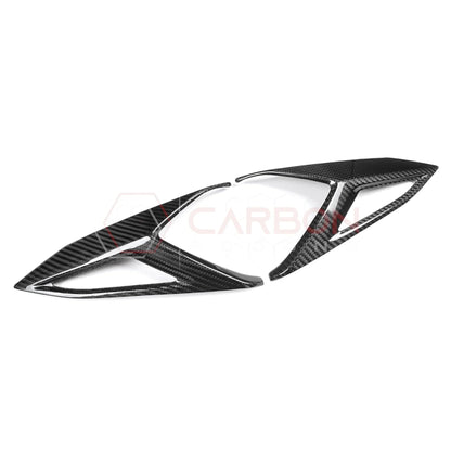 C8 Corvette Rear Taillight Side Lamp Frame Cover – Real Dry Carbon Fiber (2020–2026 Stingray, Z51, Z06, ZR1, HTC & Coupe)