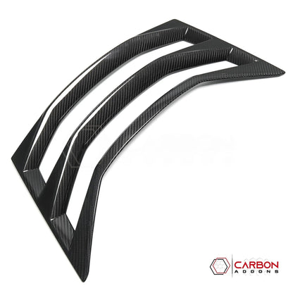 C8 Corvette Convertible Carbon Fiber Rear Hatch Vent Cover | Exterior Upgrade (2020–2026)