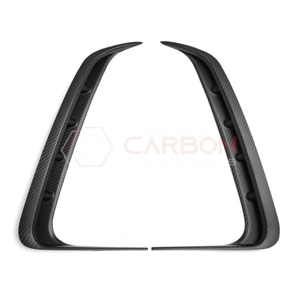 2021+ RAM TRX/RHO Exterior Rear Fender Taillight Vent Trims Hard Carbon Fiber Covers