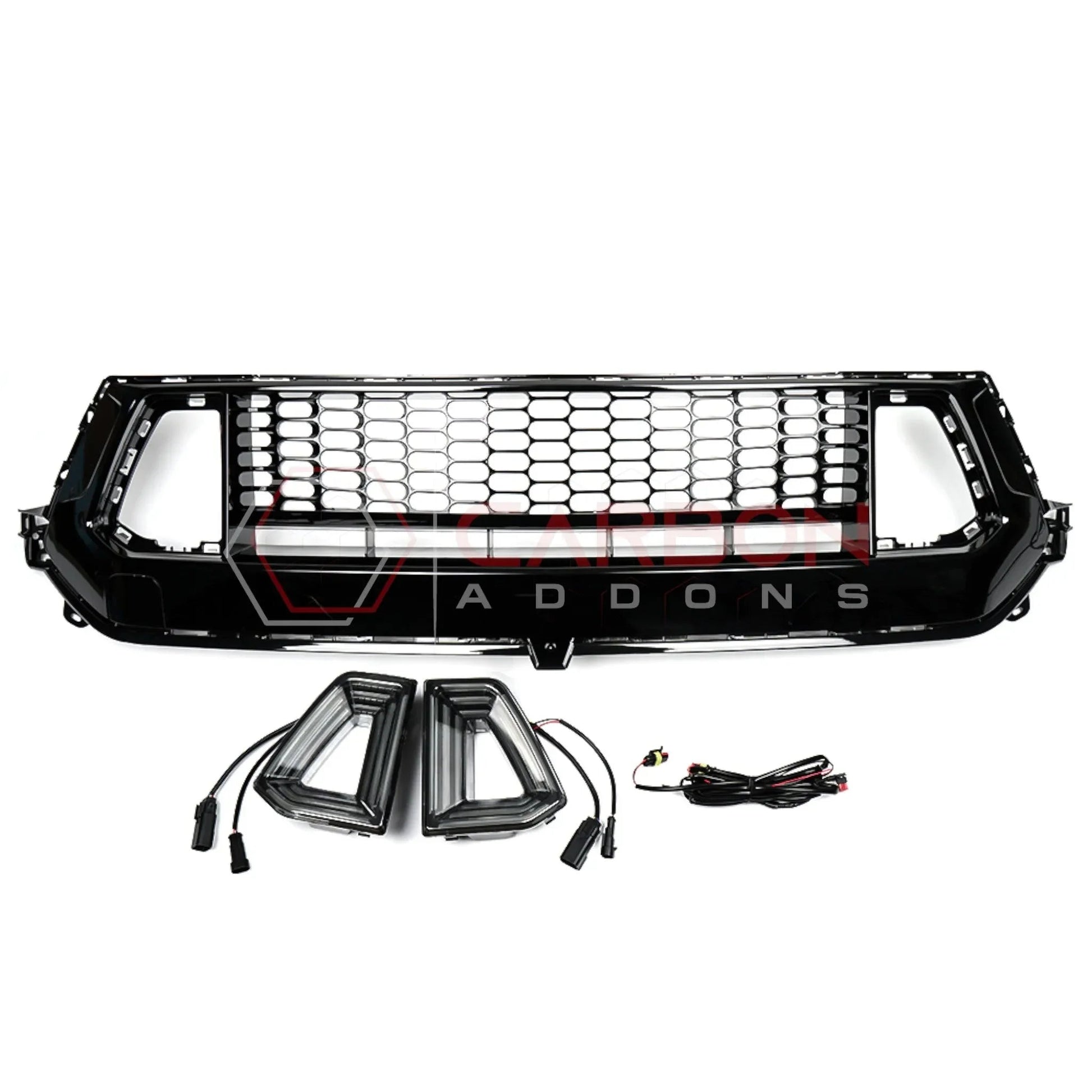 Direct Replacement GT-Style Grille with LED Lights for 2024+ Ford Mustang
