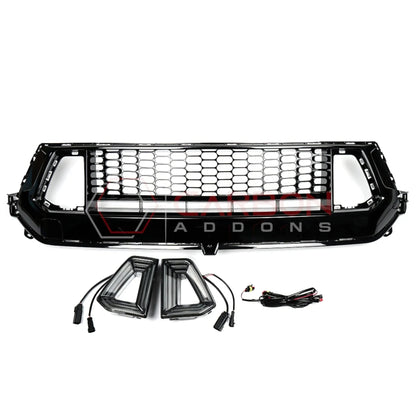 Direct Replacement GT-Style Grille with LED Lights for 2024+ Ford Mustang