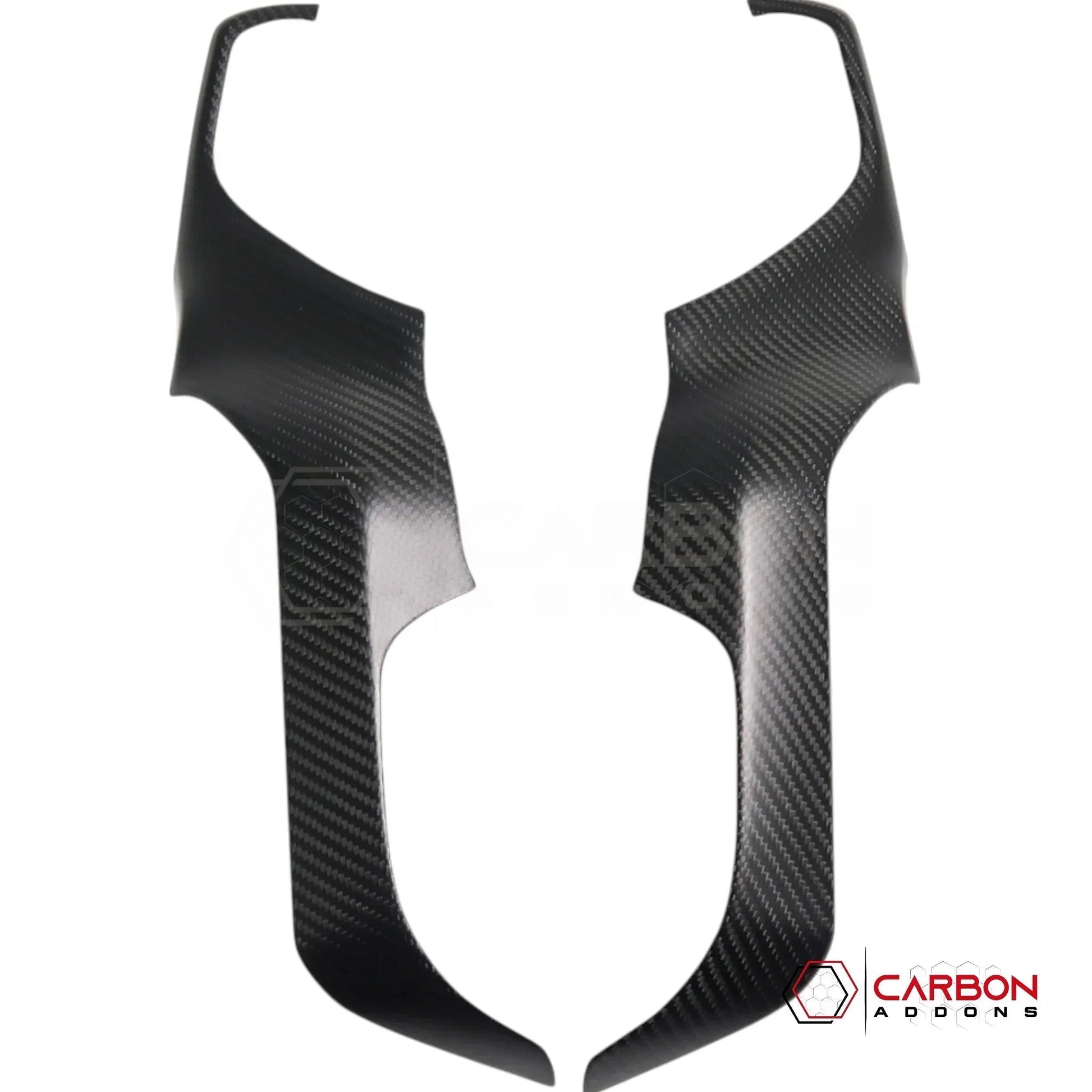 2019+ RAM 1500/TRX/RHO Radio Infotainment Screen Side Trim Hard Carbon Fiber Cover