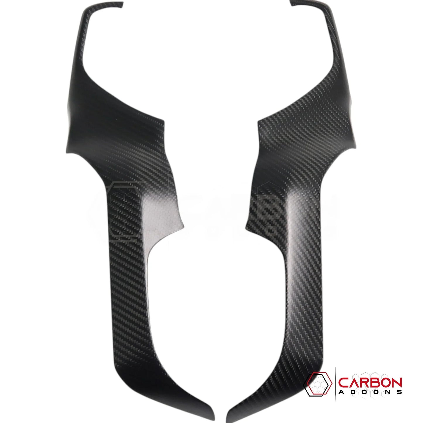 2019+ RAM 1500/TRX/RHO Radio Infotainment Screen Side Trim Hard Carbon Fiber Cover