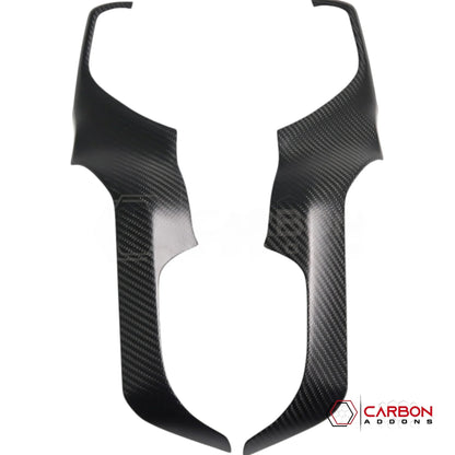 2019+ RAM 1500/TRX/RHO Radio Infotainment Screen Side Trim Hard Carbon Fiber Cover